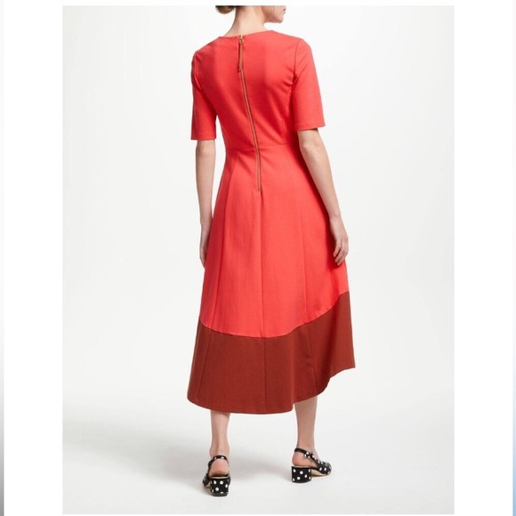 NWT Boden color block ponte full skirt midi dress M 8 - Picture 2 of 16